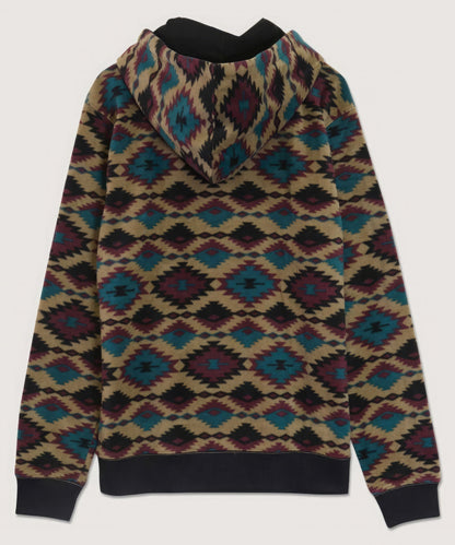 Aztec Diamond Print Hoodie