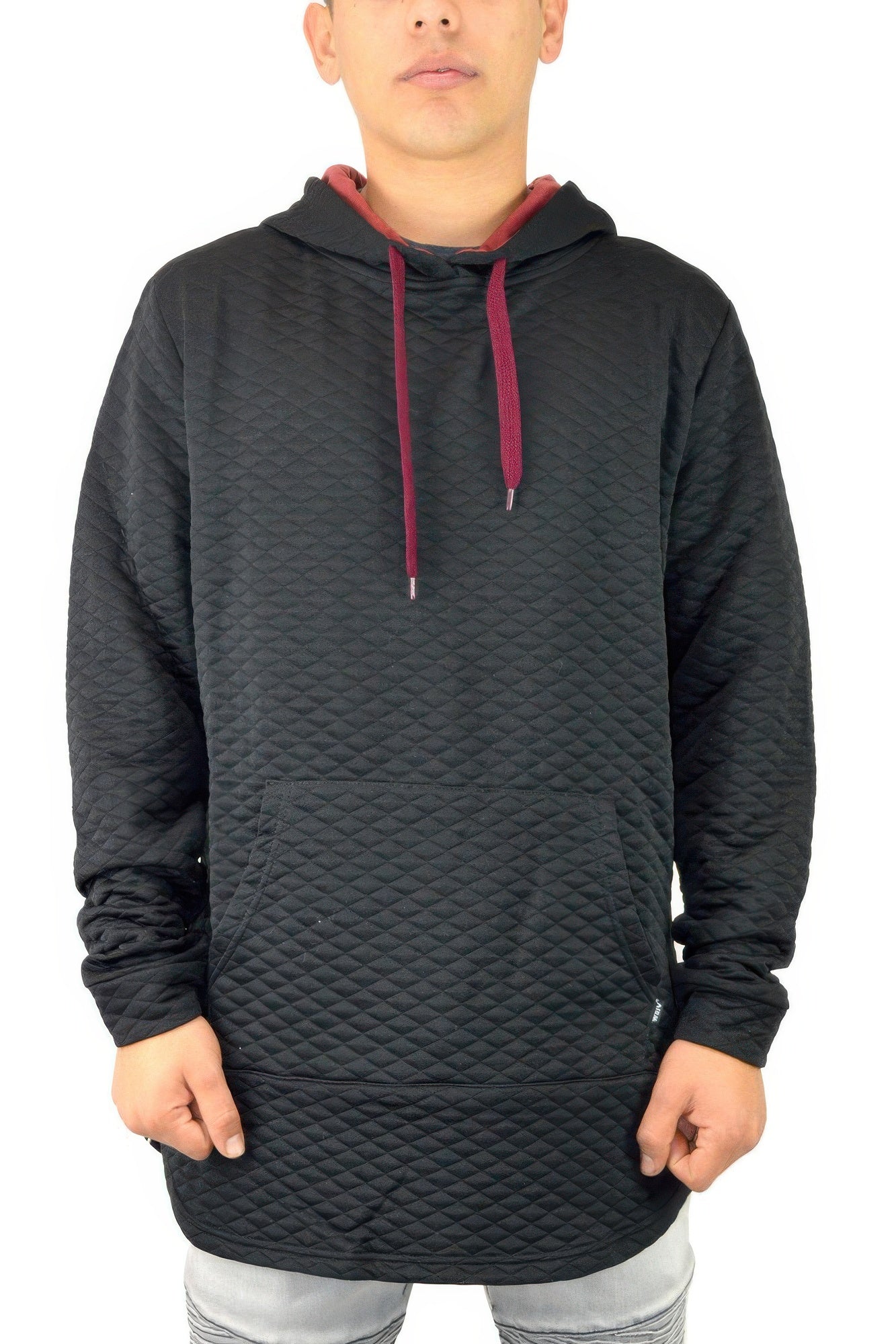 Quilted Pullover Hoodie Sweatshirts