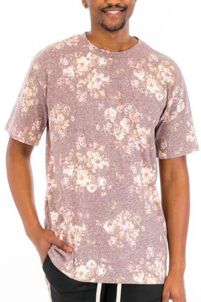 Heathered Floral Tshirt