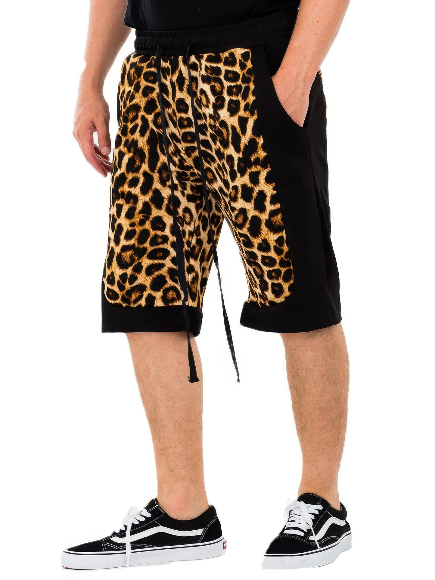 Cheetah Contrast Shorts