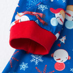 Long-sleeved Snowflake Christmas Women's Pajamas