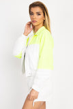 Long Sleeve Color Blocking Wind Breaker