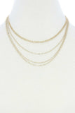 4 Layer Metal Necklace
