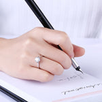 S925 Sterling Silver Rings for Women with CZ Diamond
