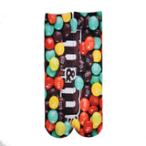 Cotton Socks Art 3D Printing Potato Chips Chocolate Fruit Candy Print Socks Men And Women Unisex Funny Socks