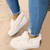 New Fashion Women Winter Cotton Shoes Plush Warm Snow Shoes