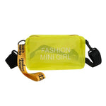 Women's Transparent PVC Shoulder Crossbody Handbag