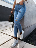 New Design Women Casual Denim/Distressed Jeans