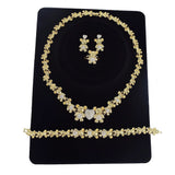 14K Gold Plated Wedding Jewelry Sets