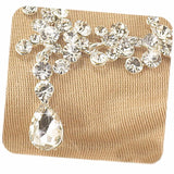 New Women Fashion Bridal Rhinestone Crystal Drop Necklace Earring Jewelry Set
