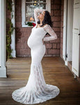 Maternity Lace Gown
